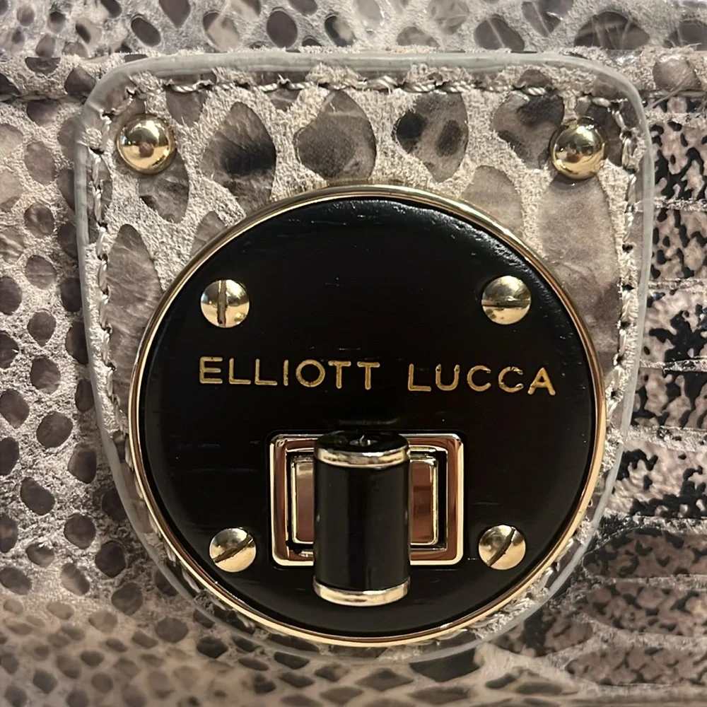 ELLIOTT LUCCA Sintra Snakeskin Print Purse - Picture 3 of 17